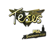Sticker | TeSeS (Gold) | Stockholm 2021 image