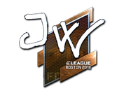Sticker | JW (Foil) | Boston 2018 image