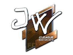 Sticker | JW (Foil) | Boston 2018 image