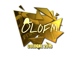 Sticker | olofmeister (Gold) | Cologne 2016 image