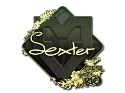 Sticker | dexter (Gold) | Rio 2022 image