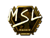 Sticker | MSL (Gold) | London 2018 image