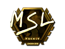 Sticker | MSL (Gold) | London 2018 image