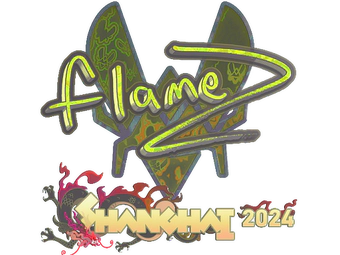Sticker | FlameZ (Holo) | Shanghai 2024 image