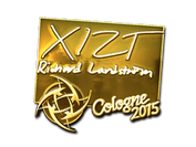 Sticker | Xizt (Gold) | Cologne 2015 image