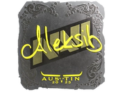 Sticker | Aleksib (Foil) | Austin 2025 image