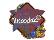 Sticker | nicoodoz (Glitter) | Rio 2022 image
