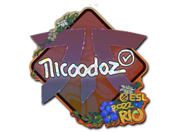 Sticker | nicoodoz (Glitter) | Rio 2022