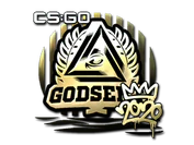 Sticker | GODSENT (Gold) | 2020 RMR image