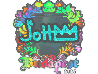 Sticker | jottAAA (Holo) | Budapest 2025