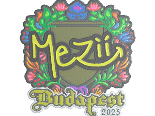 Sticker | mezii (Embroidered) | Budapest 2025