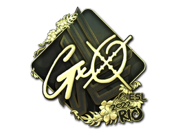Sticker | gxx- (Gold) | Rio 2022 image