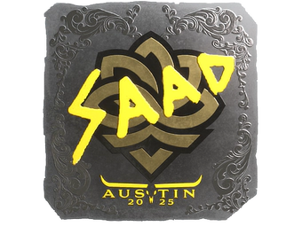 Sticker | saadzin (Foil) | Austin 2025 image
