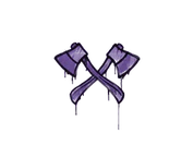 Sealed Graffiti | X-Axes (Monster Purple) image