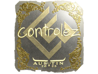 Sticker | controlez (Gold) | Austin 2025