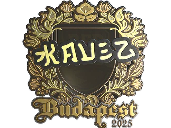 Sticker | kauez (Gold) | Budapest 2025 image