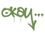 Sealed Graffiti | Okay (Battle Green) image