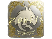 Sticker | zont1x (Gold) | Austin 2025 image