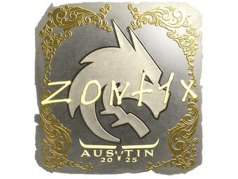 Sticker | zont1x (Gold) | Austin 2025 image