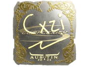 Sticker | Cxzi (Gold) | Austin 2025 image