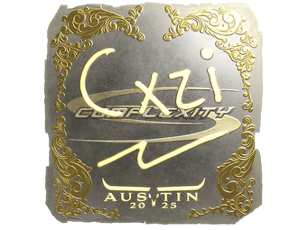 Sticker | Cxzi (Gold) | Austin 2025 image