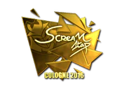 Sticker | ScreaM (Gold) | Cologne 2016 image