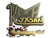 Sticker | kyxsan (Gold) | Shanghai 2024 image