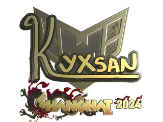Sticker | kyxsan (Gold) | Shanghai 2024