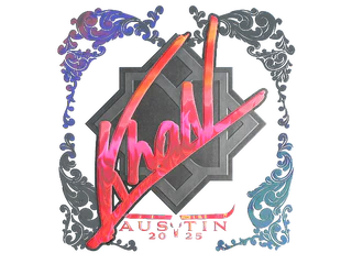 Sticker | khaN (Holo) | Austin 2025