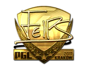 Sticker | felps (Gold) | Krakow 2017 image