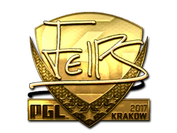 Sticker | felps (Gold) | Krakow 2017 image