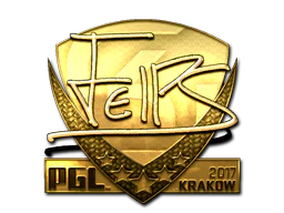 Sticker | felps (Gold) | Krakow 2017 image
