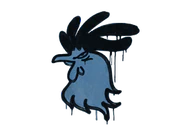 Sealed Graffiti | Cocky (Monarch Blue) image