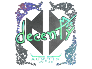 Sticker | decenty (Holo) | Austin 2025