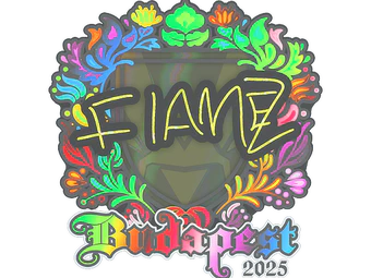 Sticker | FlameZ (Holo) | Budapest 2025 image