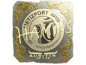Sticker | hampus (Gold) | Austin 2025 image