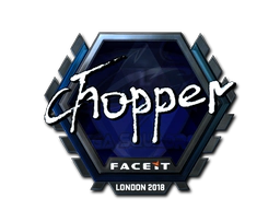 Sticker | chopper (Foil) | London 2018 image