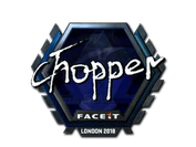 Sticker | chopper (Foil) | London 2018 image