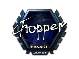 Sticker | chopper (Foil) | London 2018 image