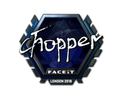 Sticker | chopper (Foil) | London 2018 image