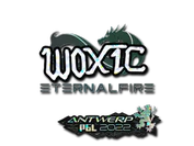 Sticker | woxic (Glitter) | Antwerp 2022 image