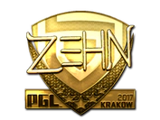 Sticker | zehN (Gold) | Krakow 2017 image