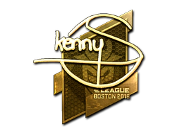 Sticker | kennyS (Gold) | Boston 2018 image