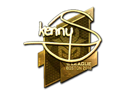 Sticker | kennyS (Gold) | Boston 2018 image