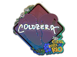 Sticker | coldzera (Glitter) | Rio 2022 image
