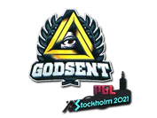 Sticker | GODSENT (Foil) | Stockholm 2021 image