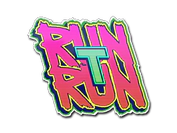 Sticker | Run T, Run image
