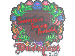 Sticker | Bart4k (Embroidered) | Budapest 2025
