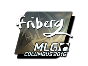 Sticker | friberg (Foil) | MLG Columbus 2016 image