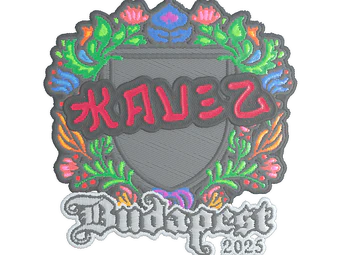 Sticker | kauez (Embroidered) | Budapest 2025 image